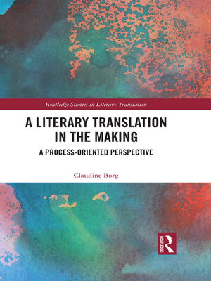 cover image of A Literary Translation in the Making